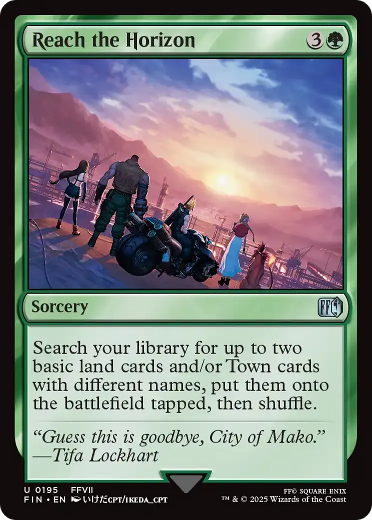 Vers de nouveaux horizons — Final Fantasy — Magic: The Gathering