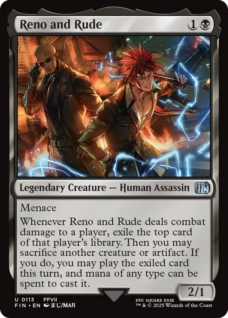 Réno et Rude — Final Fantasy — Magic: The Gathering