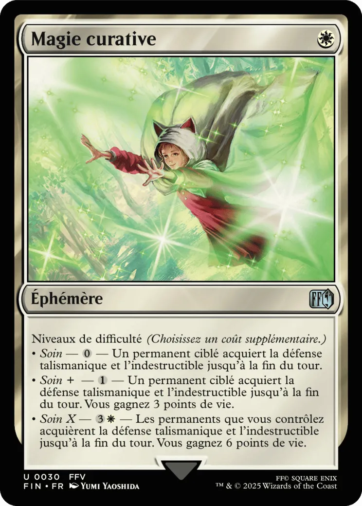 Magie curative — Final Fantasy — Magic: The Gathering