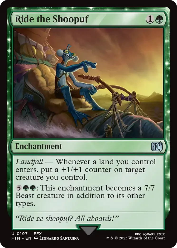 Ride the Shoopuf — Final Fantasy — Magic: The Gathering