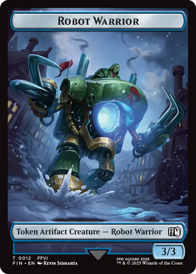 Robot Warrior — Final Fantasy — Magic: The Gathering