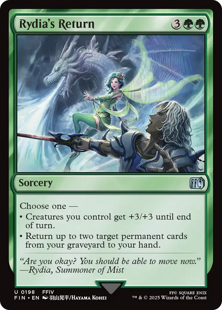 Rydia's Return — Final Fantasy — Magic: The Gathering