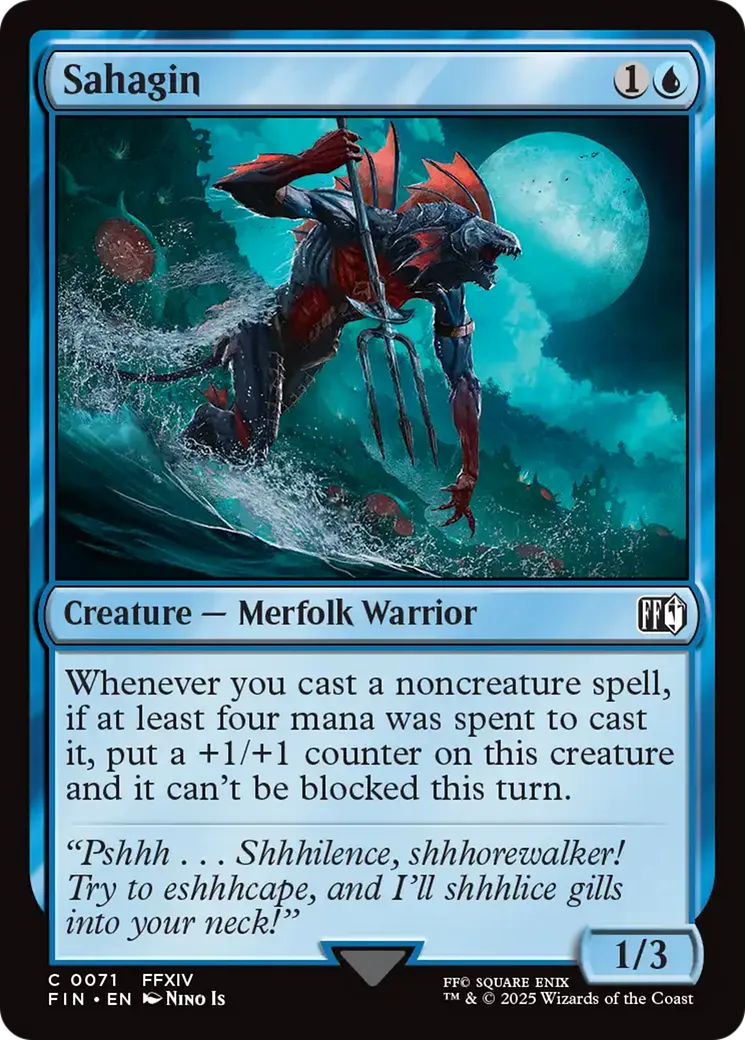 Sahuagin — Final Fantasy — Magic: The Gathering