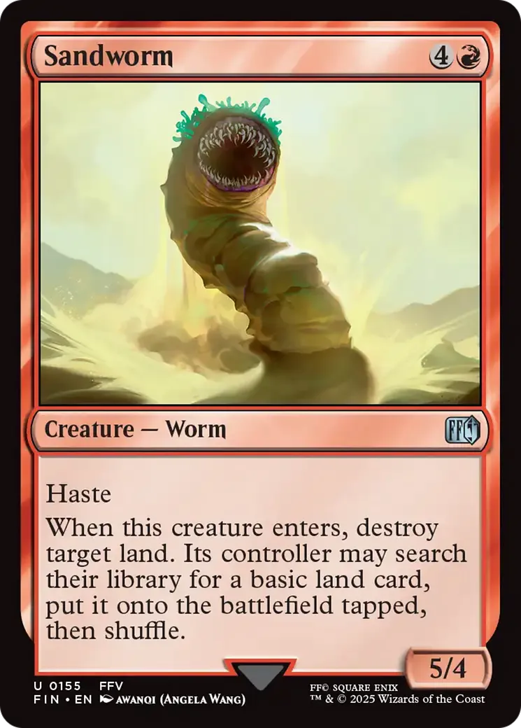 Sandworm — Final Fantasy — Magic: The Gathering