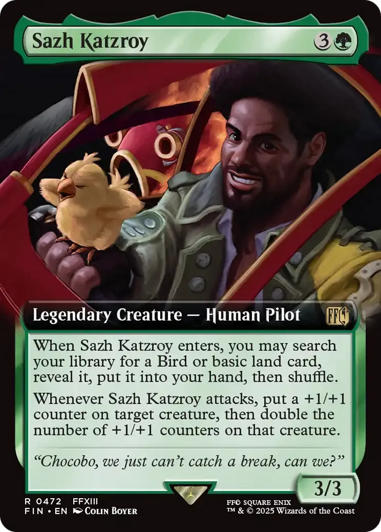 Sazh Katzroy — Final Fantasy — Magic: The Gathering
