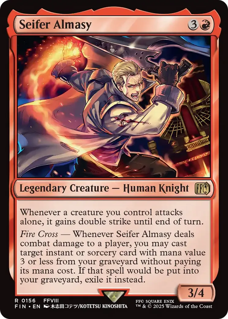 Seifer Almasy — Final Fantasy — Magic: The Gathering