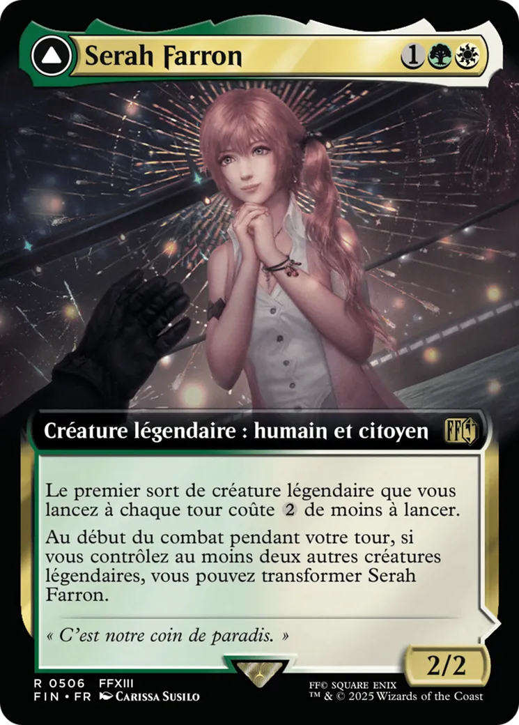 Serah Farron // Crystallized Serah — Final Fantasy — Magic: The Gathering