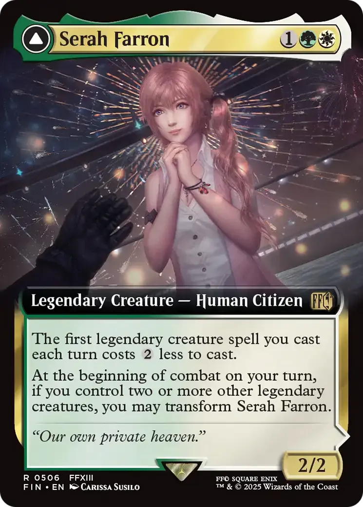 Serah Farron // Crystallized Serah — Final Fantasy — Magic: The Gathering