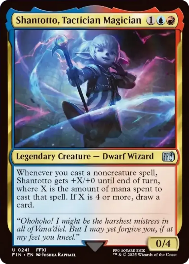 Shantotto, magicienne de tous les excès — Final Fantasy — Magic: The Gathering
