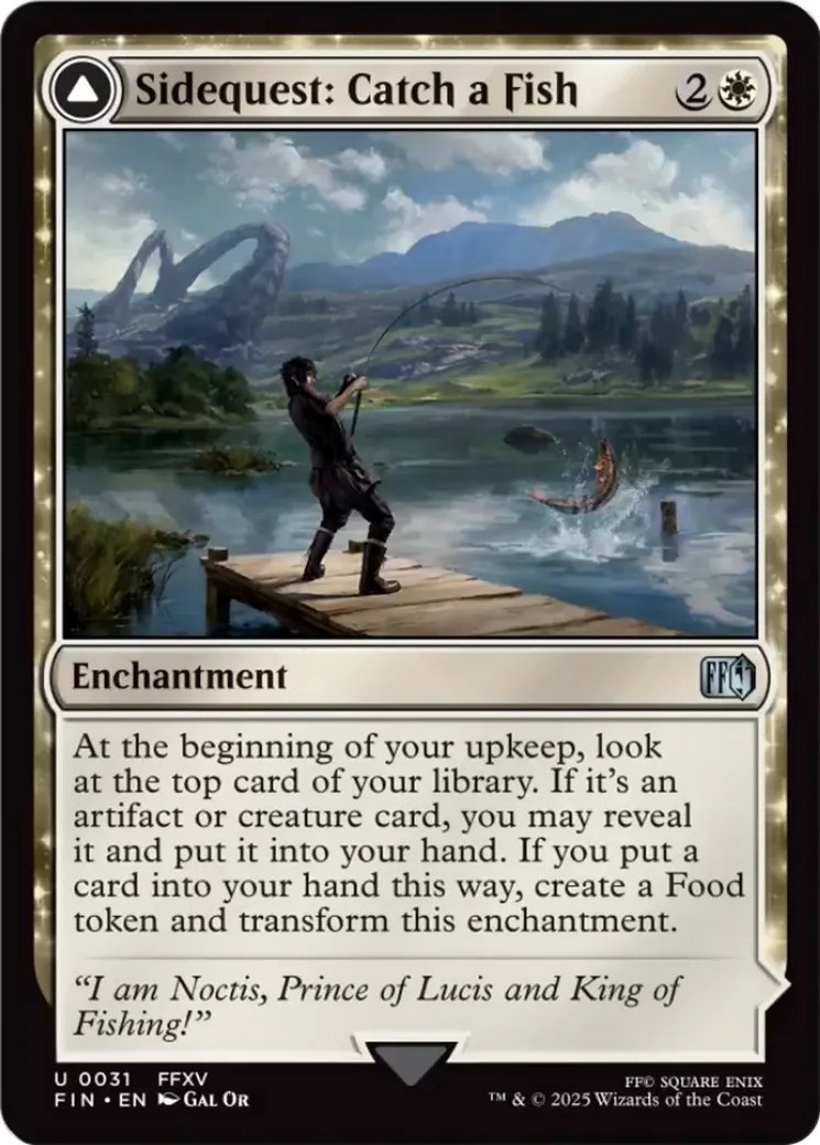 Sidequest: Catch a Fish // Cooking Campsite — Final Fantasy — Magic: The Gathering