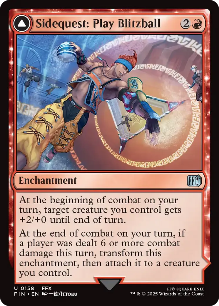 Sidequest: Play Blitzball // World Champion, Celestial Weapon — Final Fantasy — Magic: The Gathering