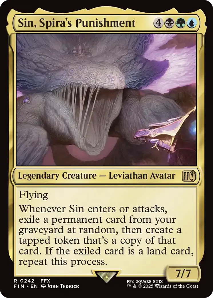 Sin, châtiment de Spira — Final Fantasy — Magic: The Gathering