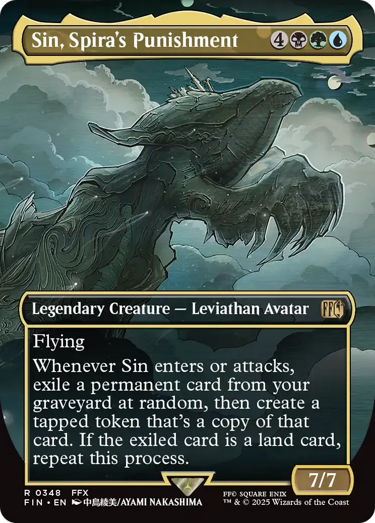 Sin, Spira's Punishment — Final Fantasy — Magic: The Gathering