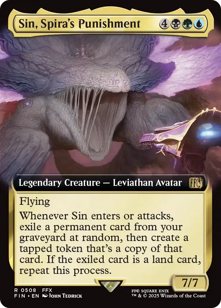 Sin, Spira's Punishment — Final Fantasy — Magic: The Gathering