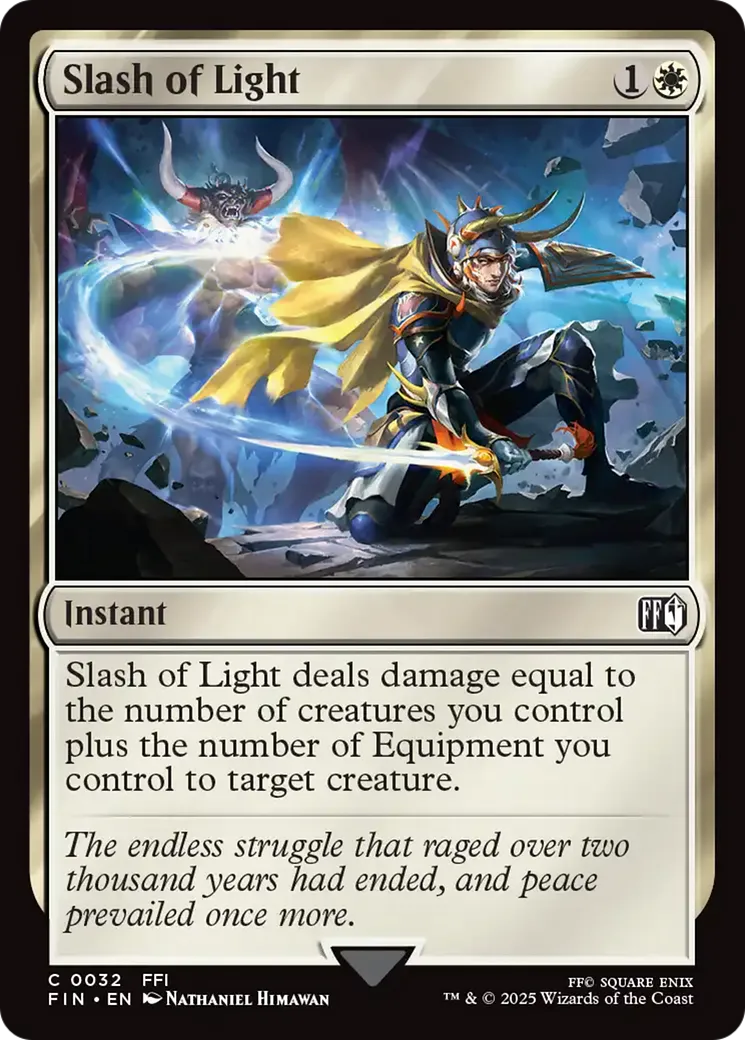 Slash of Light — Final Fantasy — Magic: The Gathering