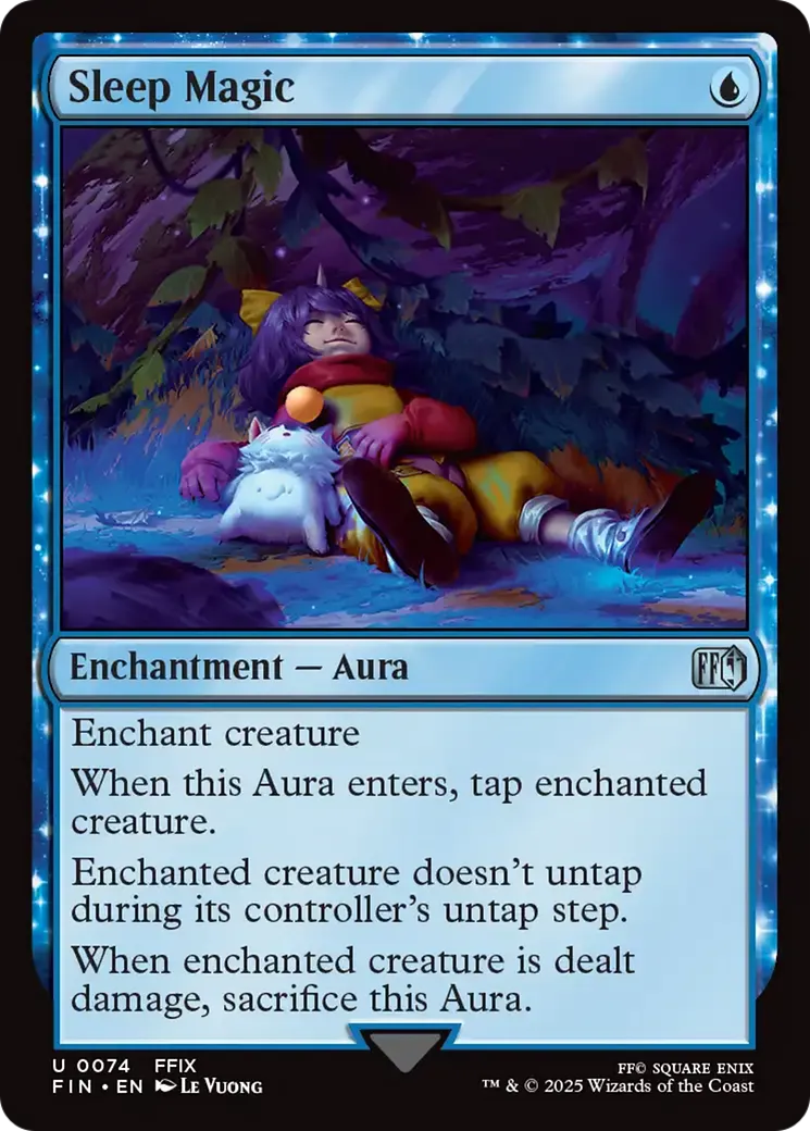 Sort d'endormissement : Sommeil — Final Fantasy — Magic: The Gathering