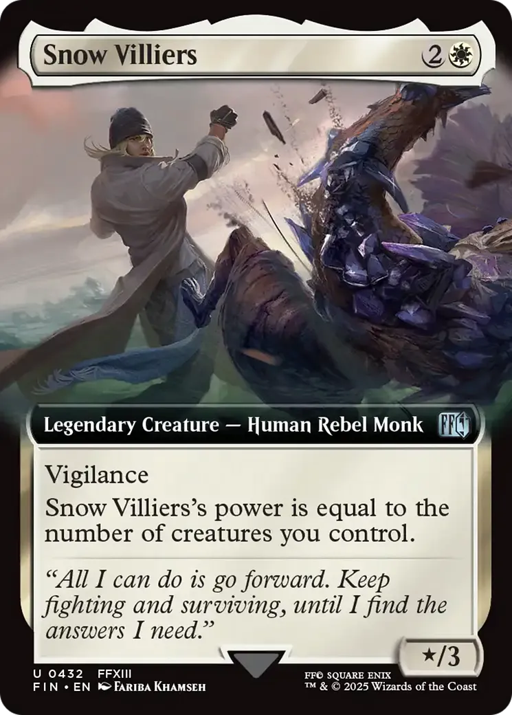 Snow Villiers — Final Fantasy — Magic: The Gathering