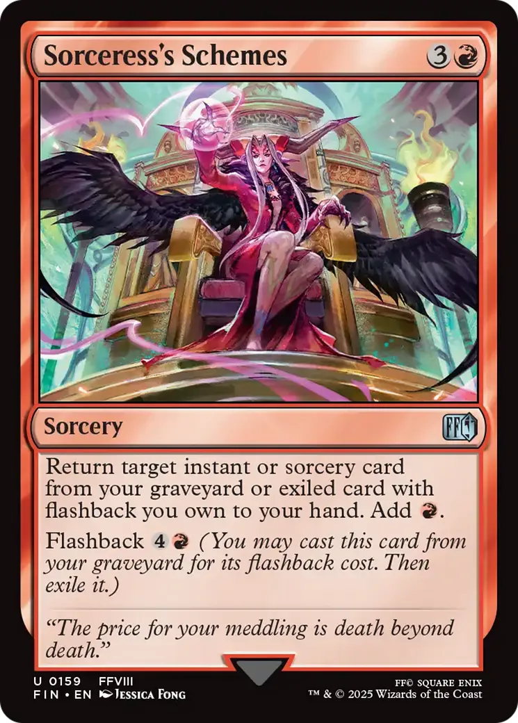 Machinations de la sorcière — Final Fantasy — Magic: The Gathering