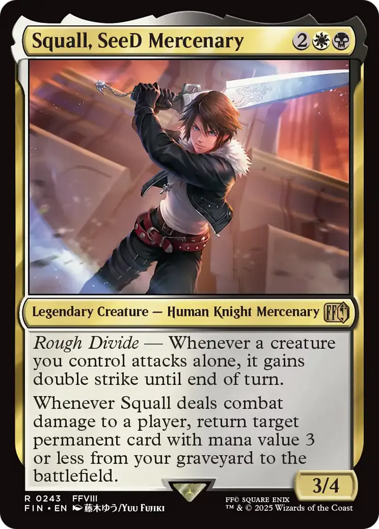 Squall, SeeD Mercenary — Final Fantasy — Magic: The Gathering