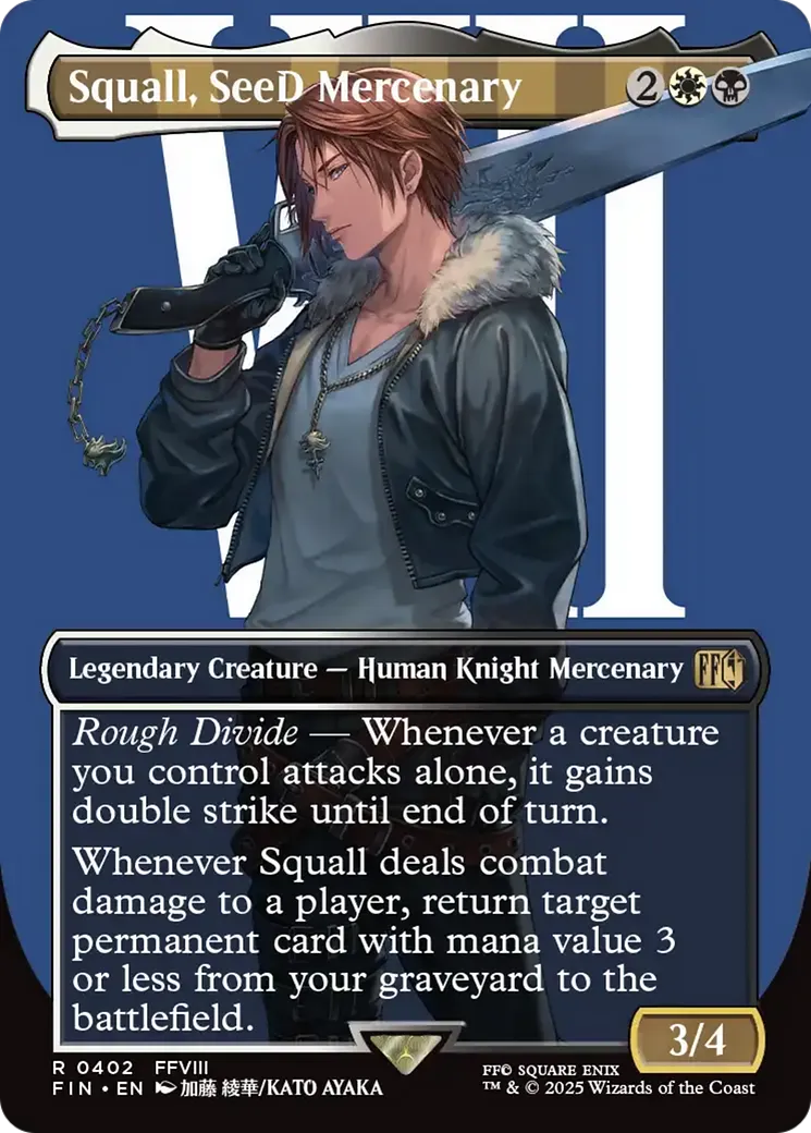 Squall, mercenaire SeeD — Final Fantasy — Magic: The Gathering