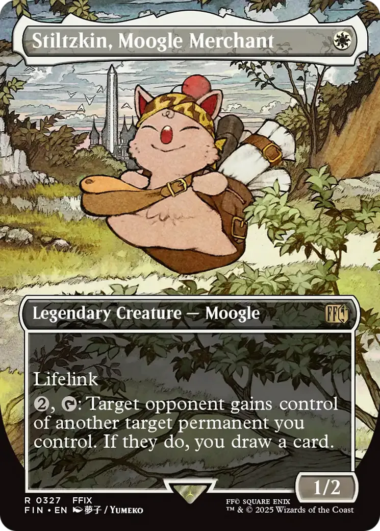 Stiltzkin, Moogle Merchant — Final Fantasy — Magic: The Gathering