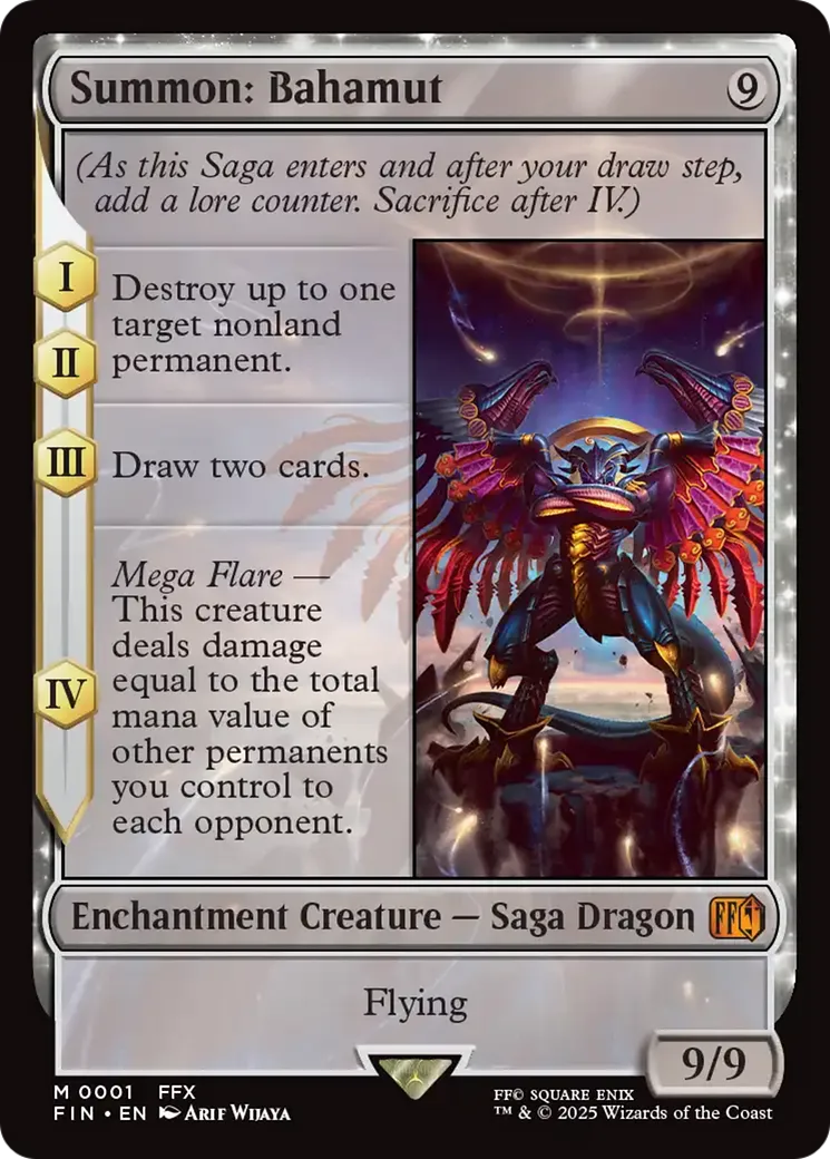 Summon: Bahamut — Final Fantasy — Magic: The Gathering