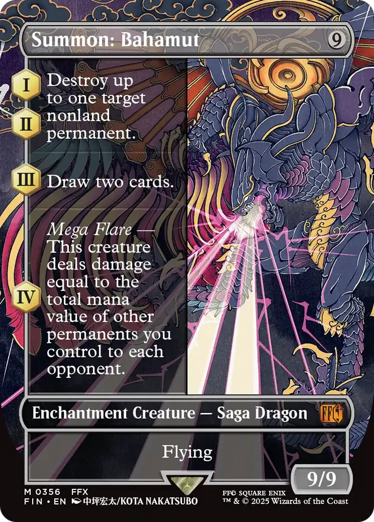 Summon: Bahamut — Final Fantasy — Magic: The Gathering
