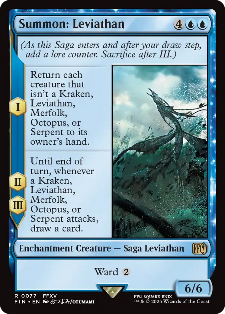 Summon: Leviathan — Final Fantasy — Magic: The Gathering