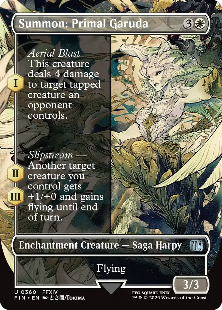 Invocation : Garuda, Primordiale — Final Fantasy — Magic: The Gathering