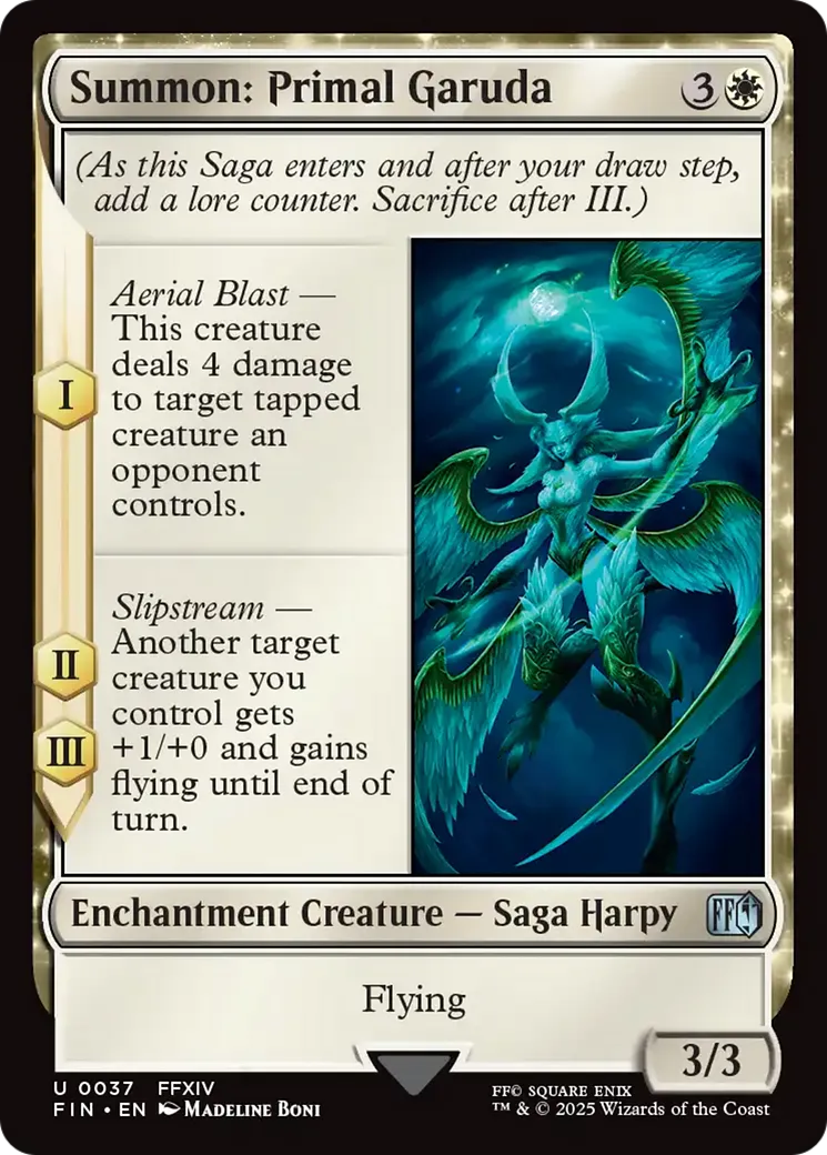 Invocation : Garuda, Primordiale — Final Fantasy — Magic: The Gathering