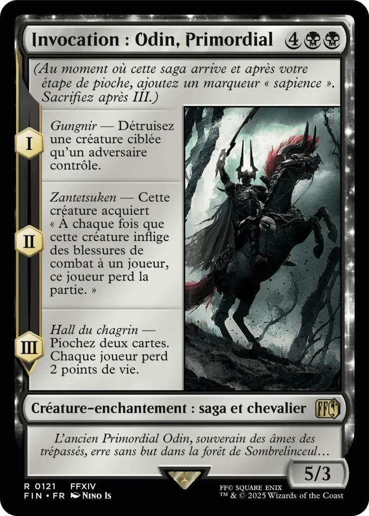 Invocation : Odin, Primordial — Final Fantasy — Magic: The Gathering