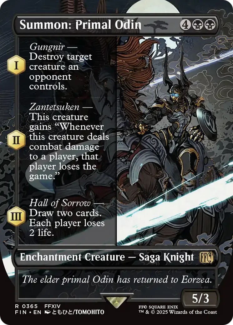 Summon: Primal Odin — Final Fantasy — Magic: The Gathering