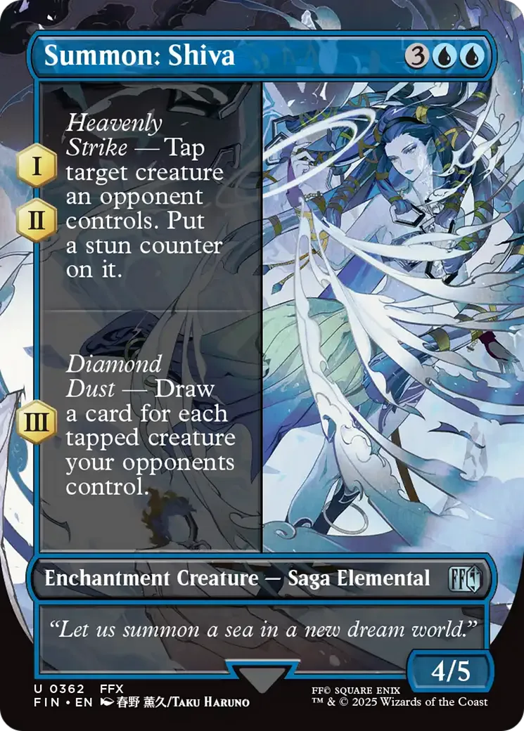 Invocation : Shiva — Final Fantasy — Magic: The Gathering