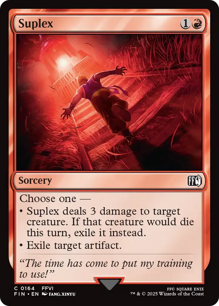 Suplex — Final Fantasy — Magic: The Gathering