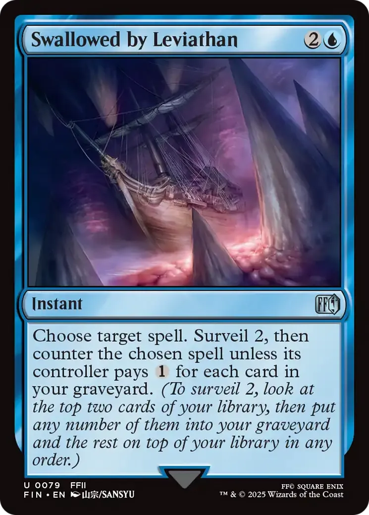 Swallowed by Leviathan — Final Fantasy — Magic: The Gathering