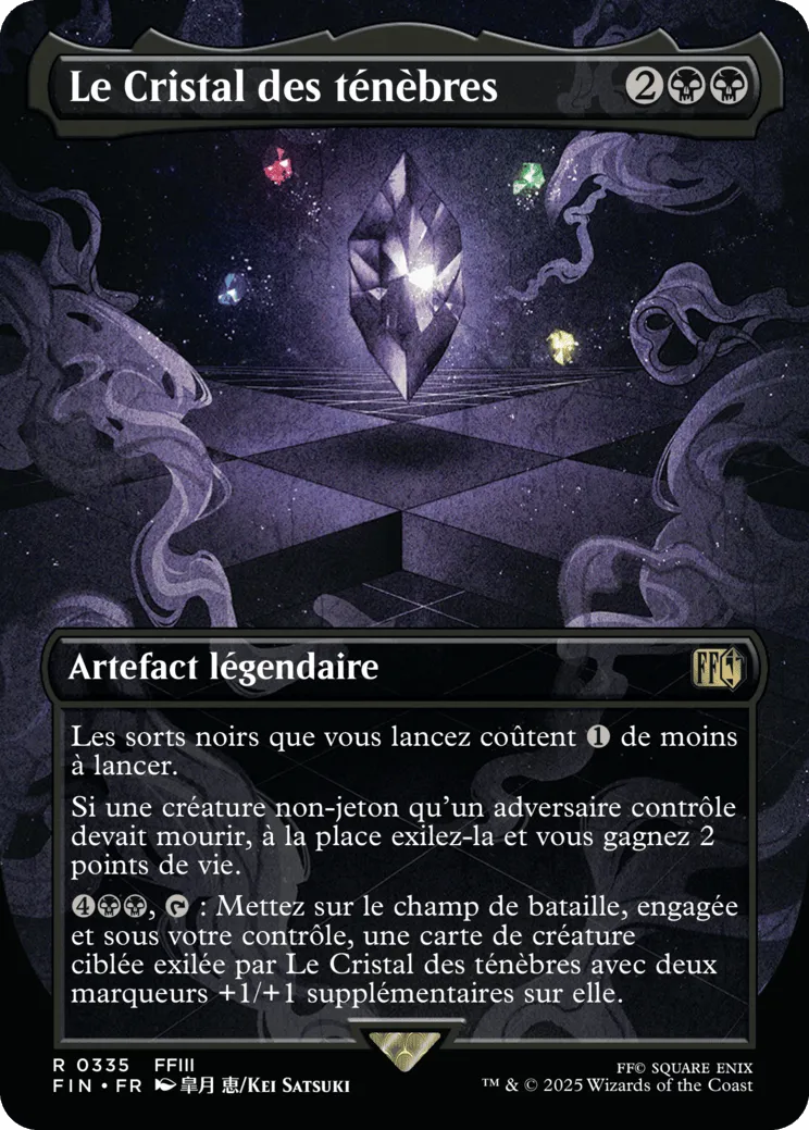 Le Cristal des ténèbres — Final Fantasy — Magic: The Gathering