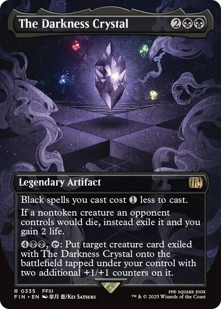 The Darkness Crystal from Final Fantasy - Magic: The Gathering