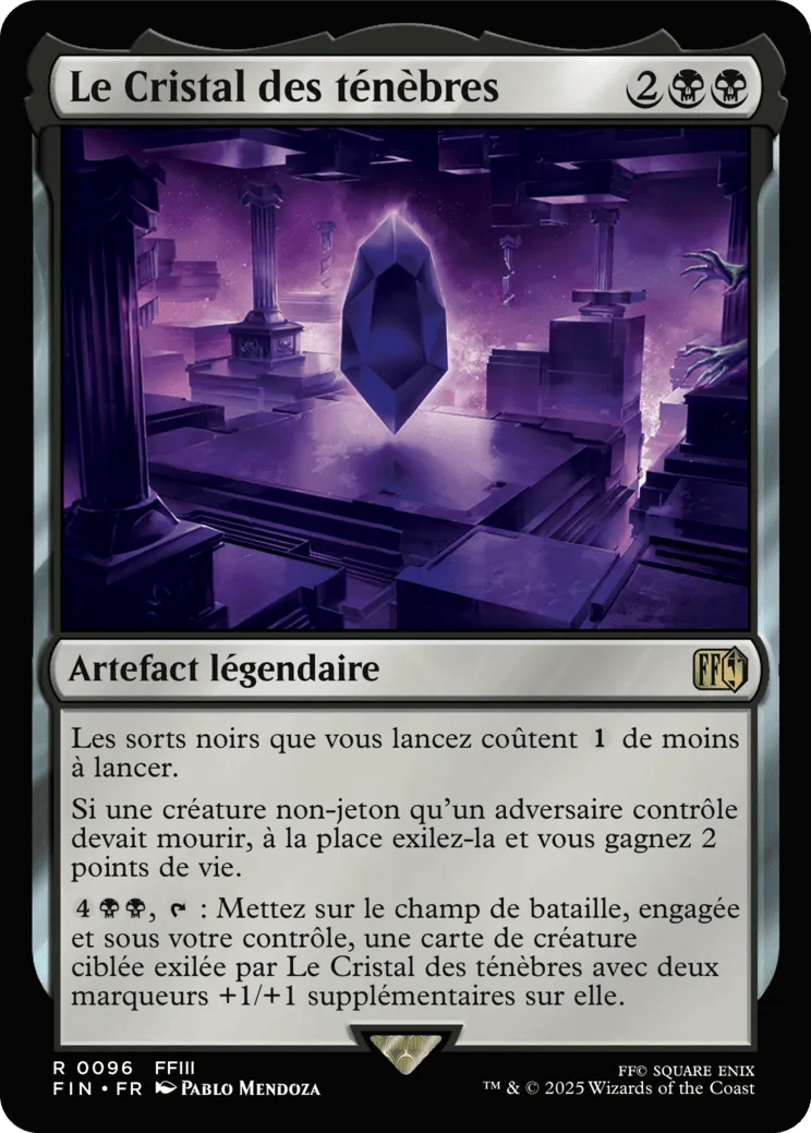 Le Cristal des ténèbres — Final Fantasy — Magic: The Gathering