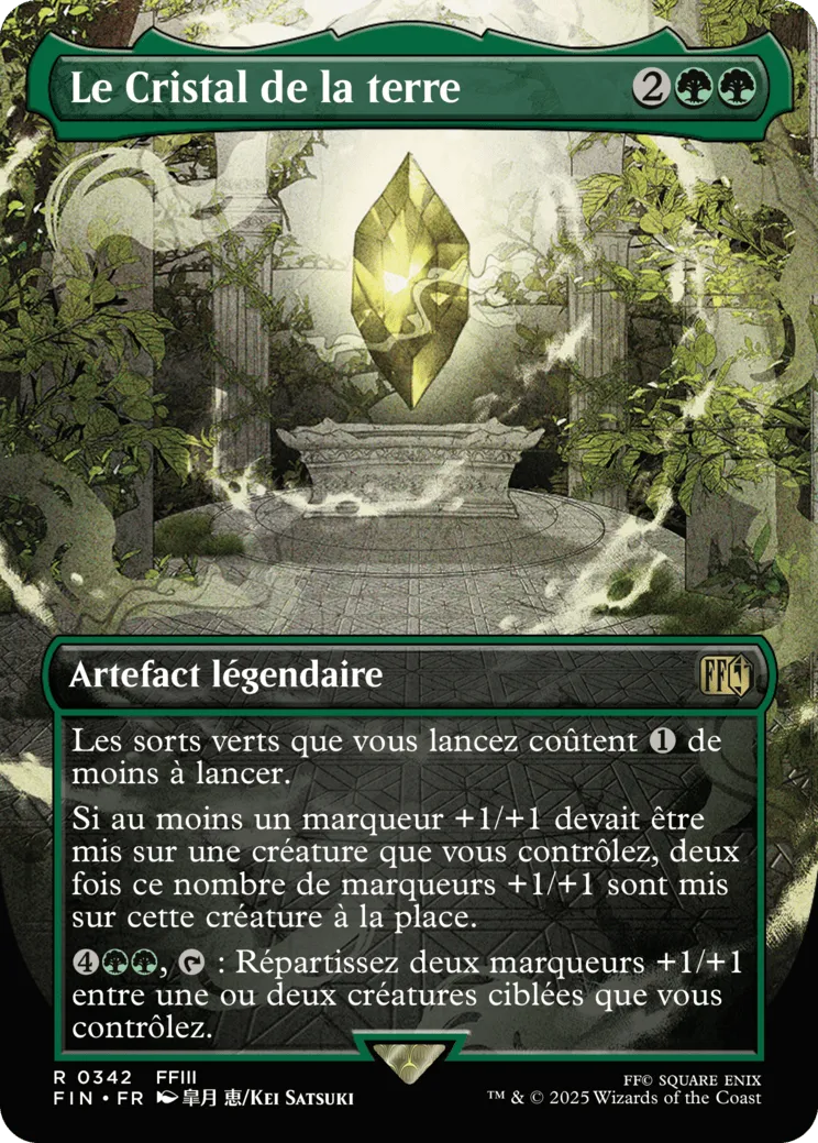 Le Cristal de la terre — Final Fantasy — Magic: The Gathering