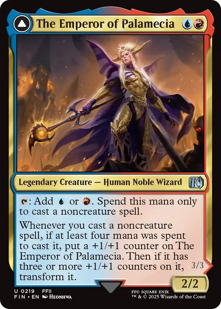 The Emperor of Palamecia // The Lord Master of Hell — Final Fantasy — Magic: The Gathering