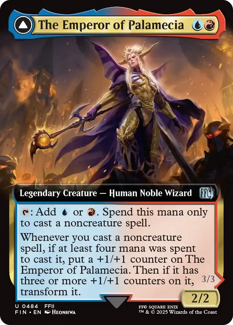 The Emperor of Palamecia // The Lord Master of Hell — Final Fantasy — Magic: The Gathering