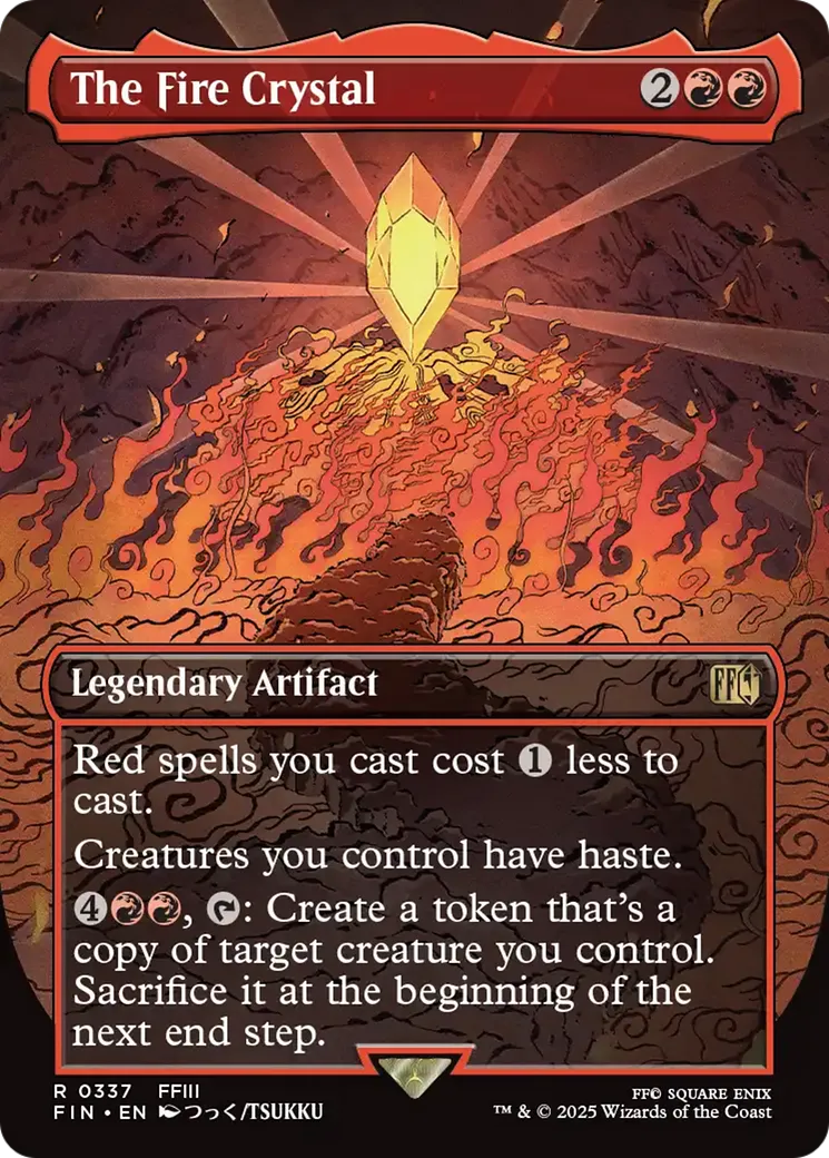 Le Cristal du feu — Final Fantasy — Magic: The Gathering