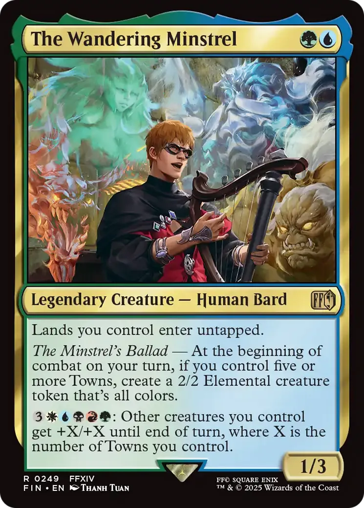 Le ménestrel errant — Final Fantasy — Magic: The Gathering