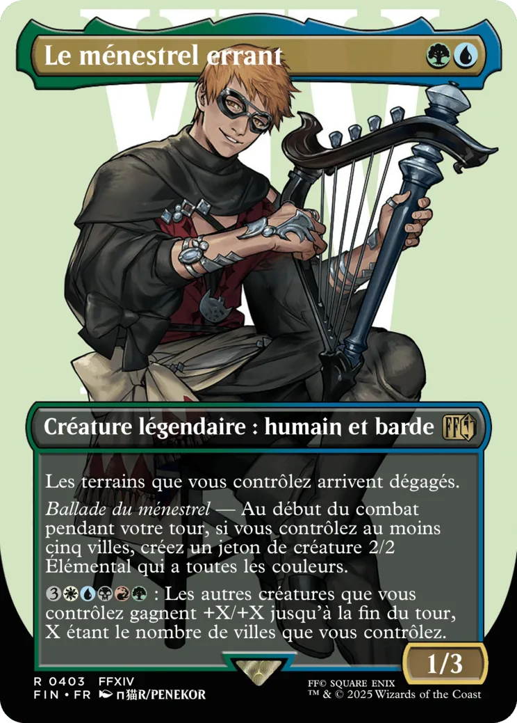 Le ménestrel errant — Final Fantasy — Magic: The Gathering