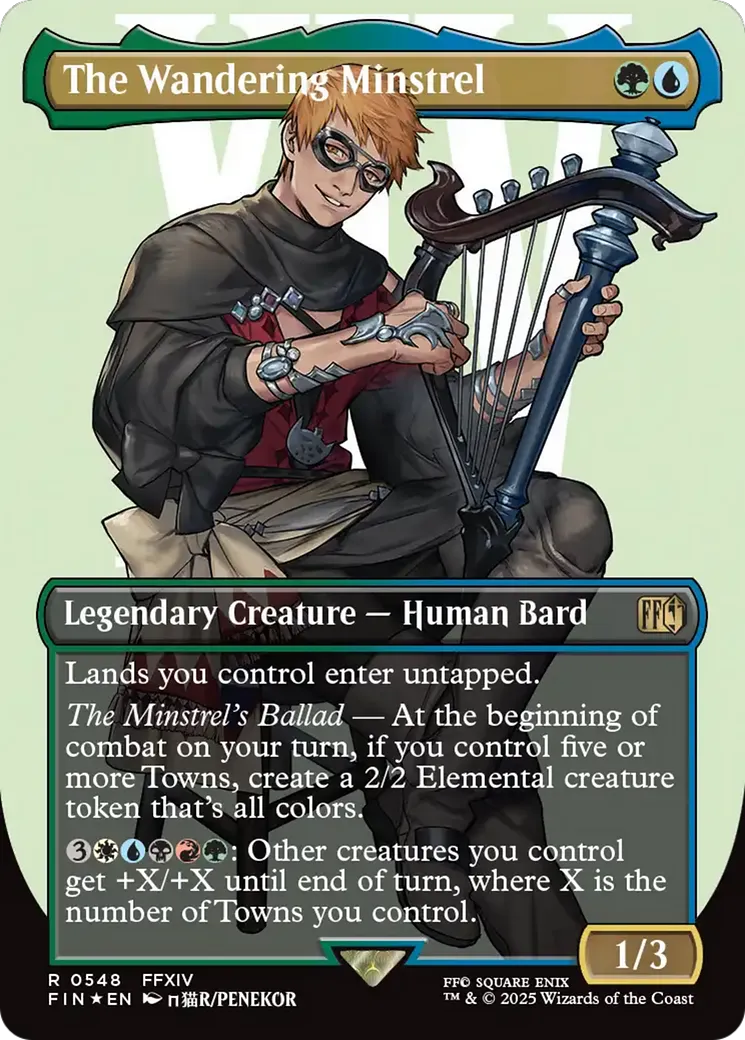 The Wandering Minstrel — Final Fantasy — Magic: The Gathering