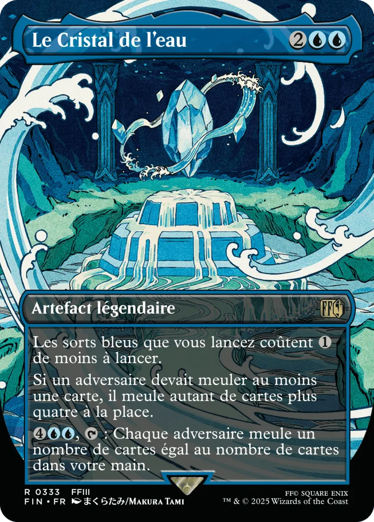 Le Cristal de l'eau — Final Fantasy — Magic: The Gathering