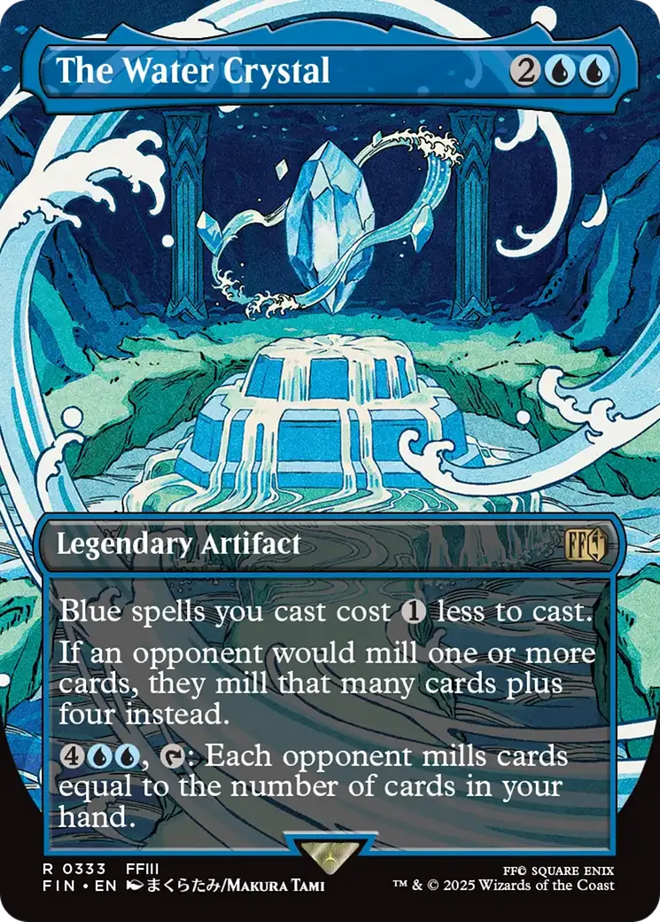 Le Cristal de l'eau — Final Fantasy — Magic: The Gathering