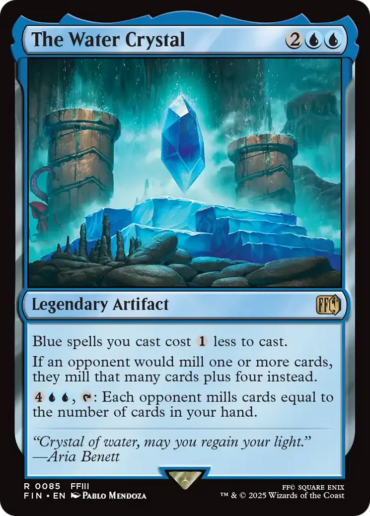 Le Cristal de l'eau — Final Fantasy — Magic: The Gathering