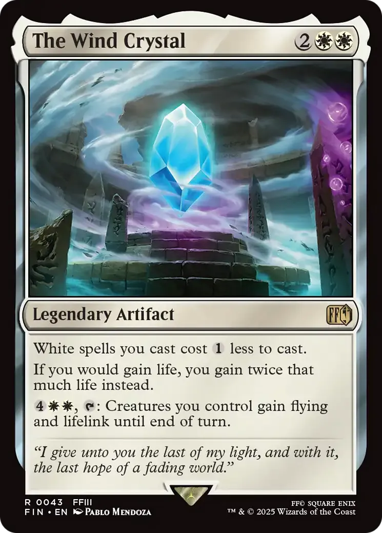 The Wind Crystal — Final Fantasy — Magic: The Gathering