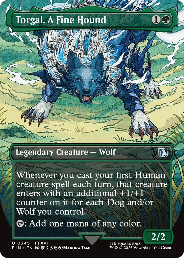 Torgal, A Fine Hound — Final Fantasy — Magic: The Gathering